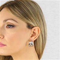 Orecchini Boccadamo Donna in Bronzo Zircone XOR630 - XOR630